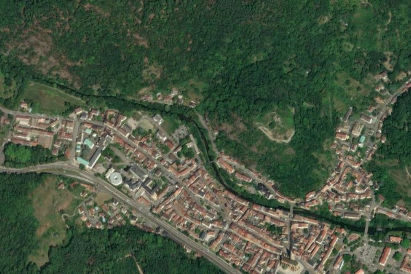 Imagen de satélite del entorno de La Thur (Thann)