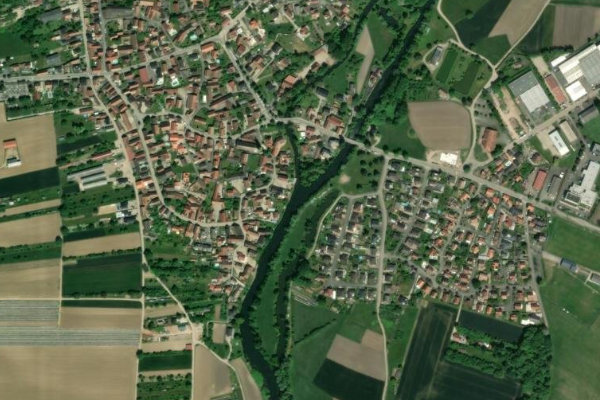 Imagen de satélite del entorno de Ill (Nordhouse)