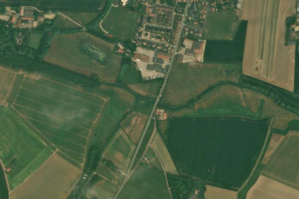 Imagen de satélite del entorno de Yser (Bambecque)