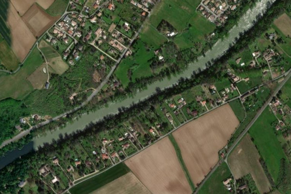 Imagen de satélite del entorno de Le Tarn (Rabastens)