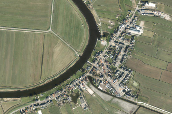 Imagen de satélite del entorno de Eem (Eemdijk)
