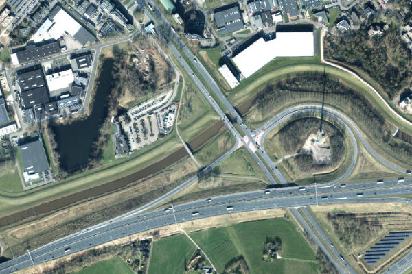Imagen de satélite del entorno de Schipbeek (Deventer)