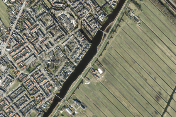 Imagen de satélite del entorno de Delft (Amsterdam)