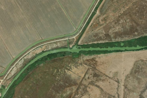 Imagen de satélite del entorno de Entremuros-Vuelta la Arena