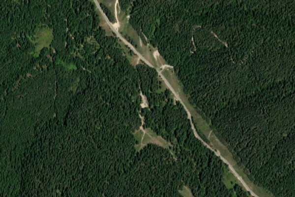 Imagen de satélite del entorno de Dospat (Sarnitsa)