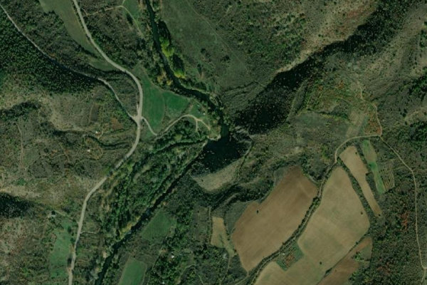 Imagen de satélite del entorno de Struma (Boboshevo)