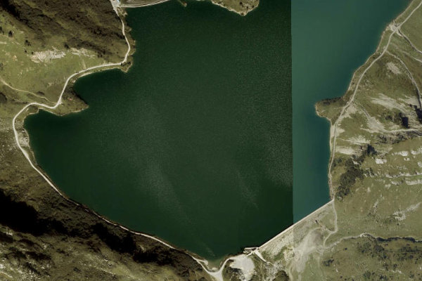 Imagen de satélite del entorno de Spullersee