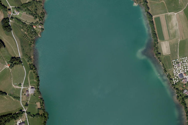 Imagen de satélite del entorno de Irrsee