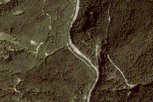 Imagen de satélite del entorno de Brandenberger Ache