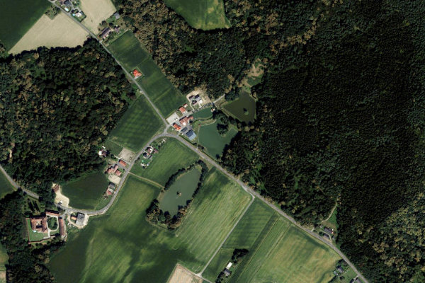 Imagen de satélite del entorno de Edelsee