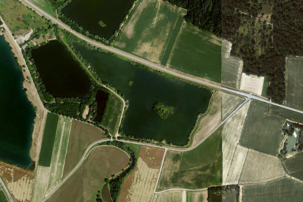Imagen de satélite del entorno de Catch your Dream Lake (Fürstenfeld)