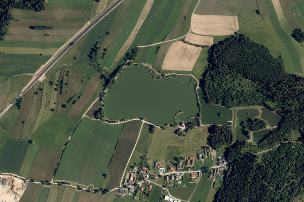 Imagen de satélite del entorno de Schacherteich (Vitis)