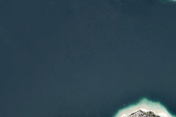 Imagen de satélite del entorno de Wolfgangsee