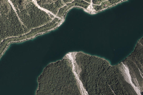 Imagen de satélite del entorno de Plansee (Heiterwang) 2