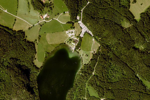 Imagen de satélite del entorno de Gleinkersee (Schweizersberg)