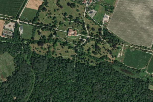 Imagen de satélite del entorno de Npda (Eckartsau)