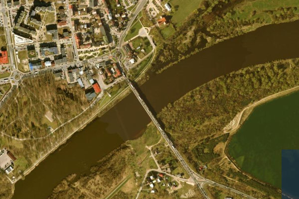 Imagen de satélite del entorno de Bug – Wyszków