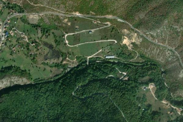 Imagen de satélite del entorno de Ibar (Batrage)