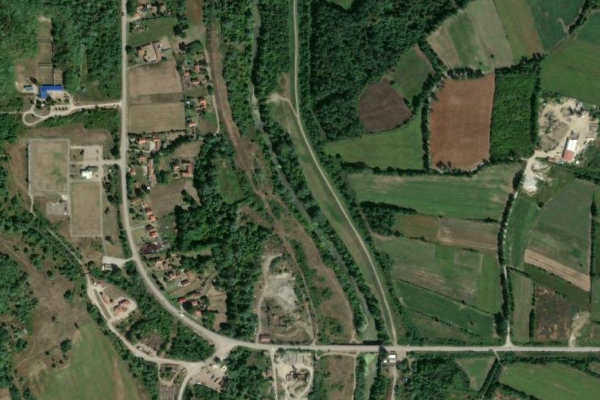 Imagen de satélite del entorno de Lukavica (Stepojevac)