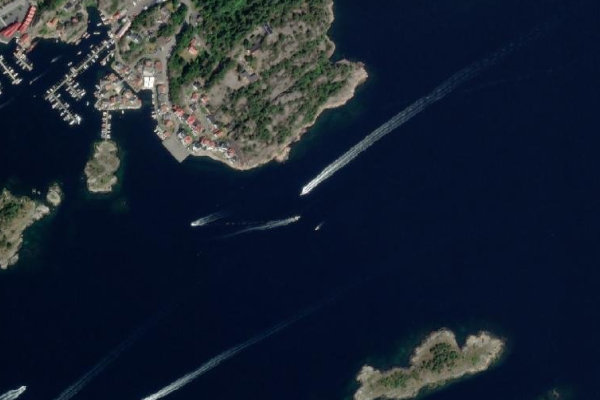 Imagen de satélite del entorno de Einarsvika
