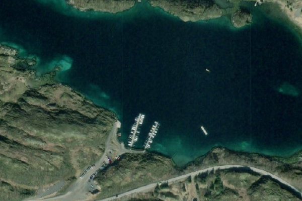 Imagen de satélite del entorno de Båtslipp