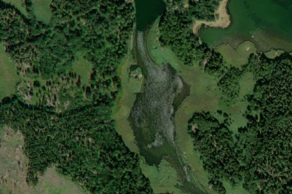 Imagen de satélite del entorno de Mjölkfjärden