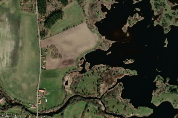 Imagen de satélite del entorno de Djursvik · costa