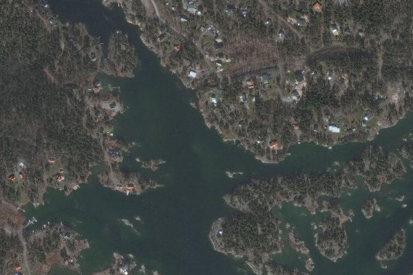 Imagen de satélite del entorno de Abborreudden