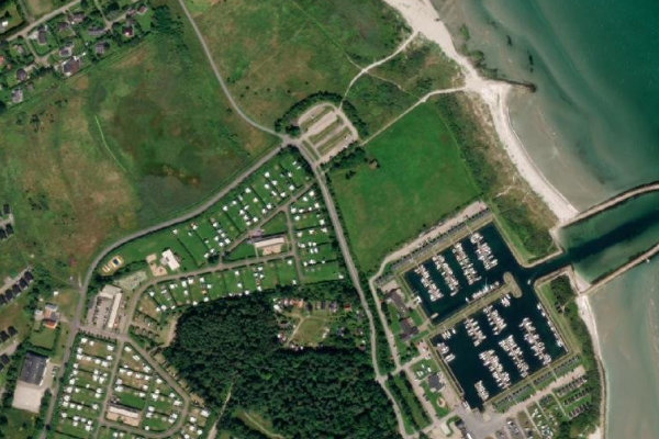 Imagen de satélite del entorno de Rønnerhavnen