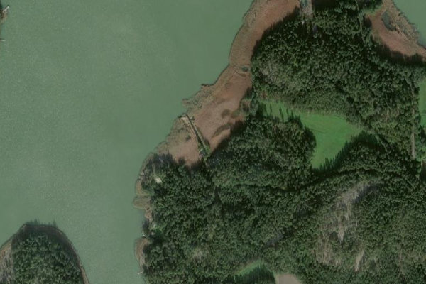 Imagen de satélite del entorno de Kuuslahti
