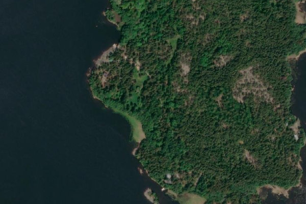 Imagen de satélite del entorno de Kolkanaukko