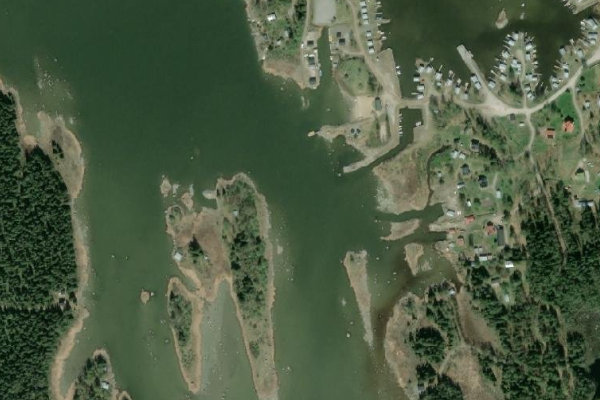 Imagen de satélite del entorno de Fiskehamn