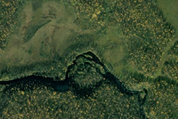 Imagen de satélite del entorno de Karpelva