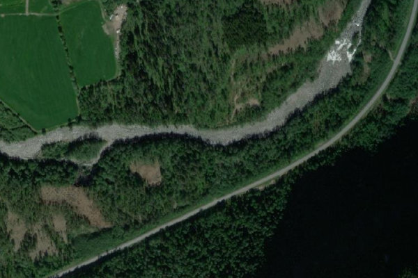 Imagen de satélite del entorno de Søya