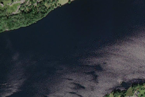 Imagen de satélite del entorno de Fjellgardsvatnet