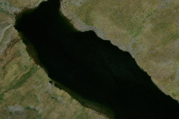 Imagen de satélite del entorno de Čuonjájávri