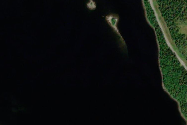 Imagen de satélite del entorno de Borkan