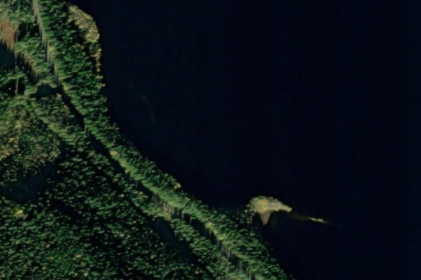 Imagen de satélite del entorno de Ormsjön
