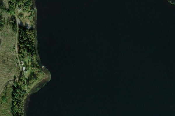 Imagen de satélite del entorno de Hjåggsjön