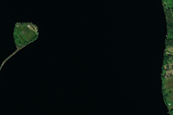 Imagen de satélite del entorno de Orrmosjön