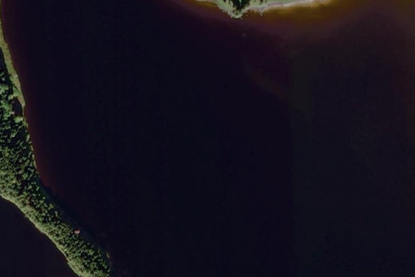 Imagen de satélite del entorno de Bysjön (Avesta)