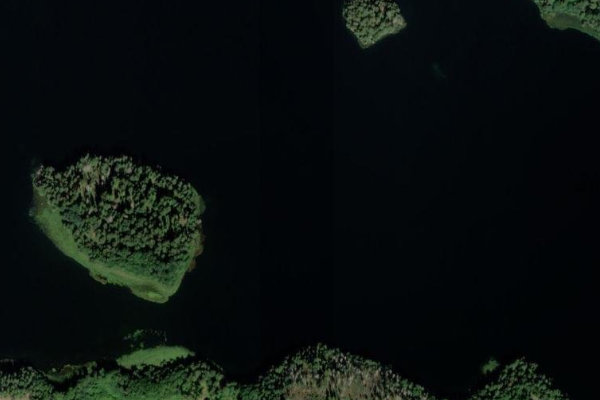 Imagen de satélite del entorno de Bornsjön