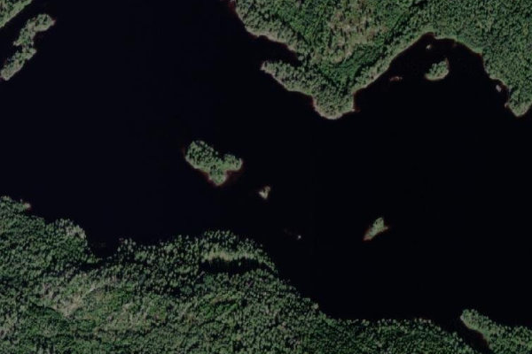 Imagen de satélite del entorno de Askesjö