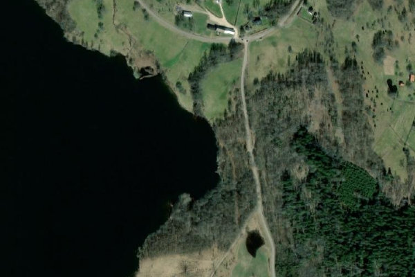 Imagen de satélite del entorno de Bräcketjärnet