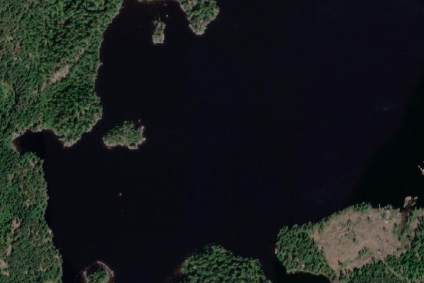Imagen de satélite del entorno de Marsjön