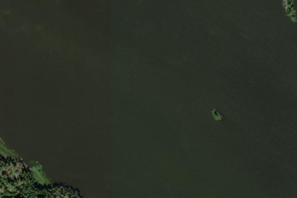 Imagen de satélite del entorno de Ången
