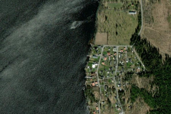 Imagen de satélite del entorno de Spexhultasjön