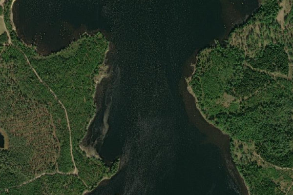 Imagen de satélite del entorno de Vasen