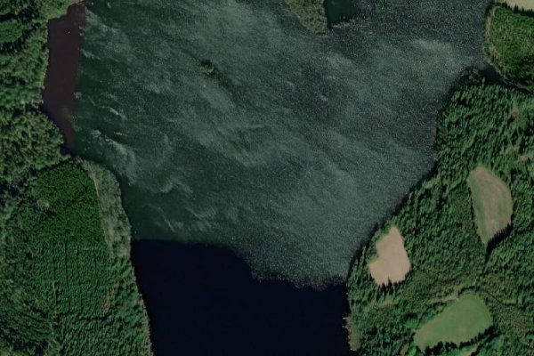 Imagen de satélite del entorno de Virkesjön