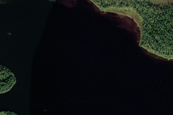 Imagen de satélite del entorno de Kolkonjärvi